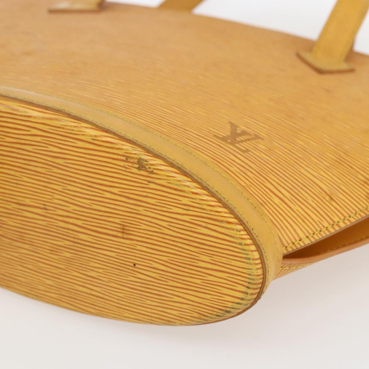 LOUIS VUITTON Epi Saint Jacques Hand Bag Yellow M52279 LV Auth 172034