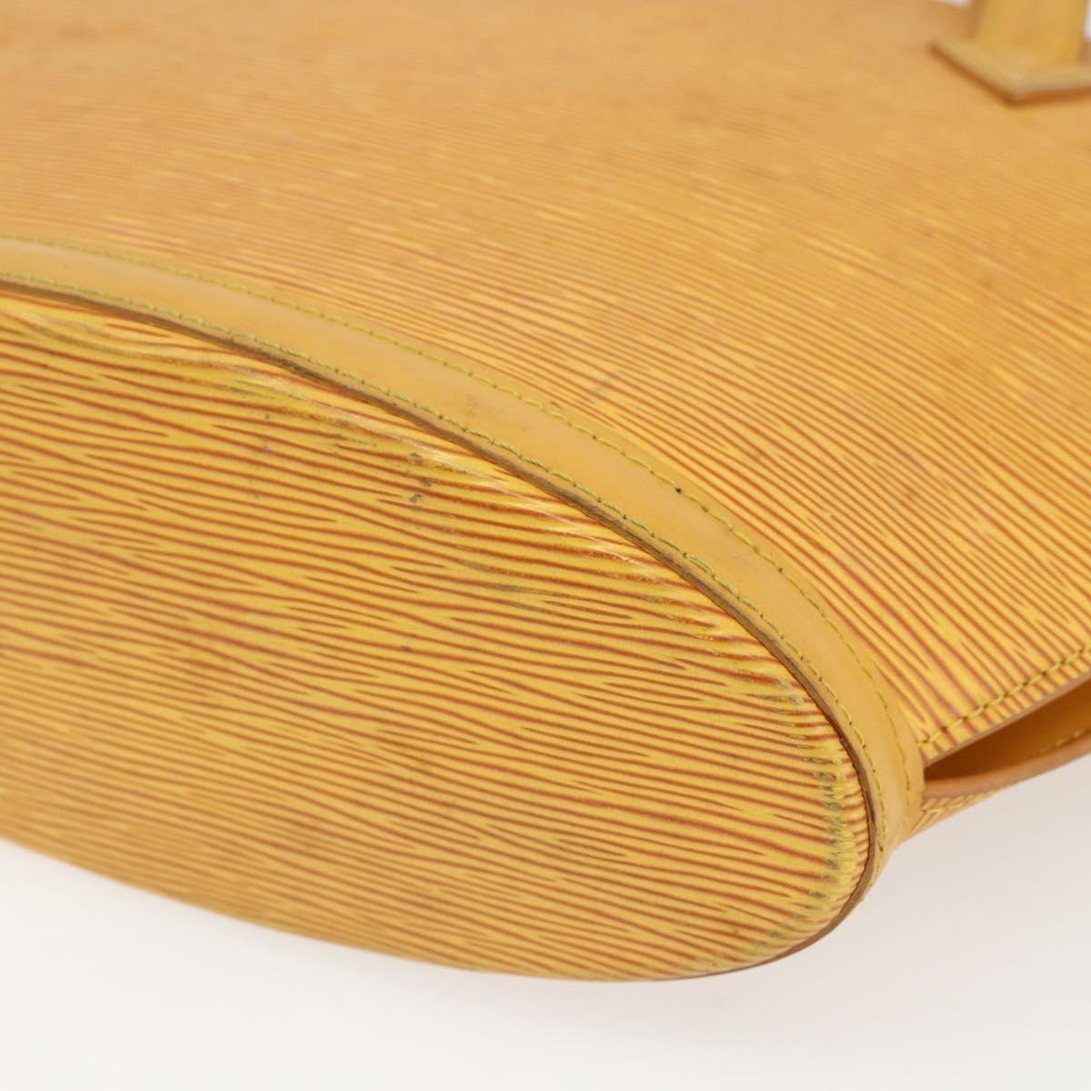 LOUIS VUITTON Epi Saint Jacques Hand Bag Yellow M52279 LV Auth 172034