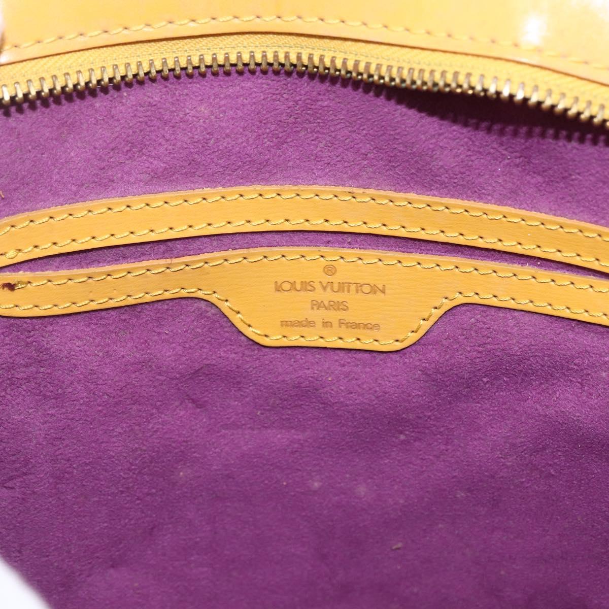 LOUIS VUITTON Epi Saint Jacques Hand Bag Yellow M52279 LV Auth 172034