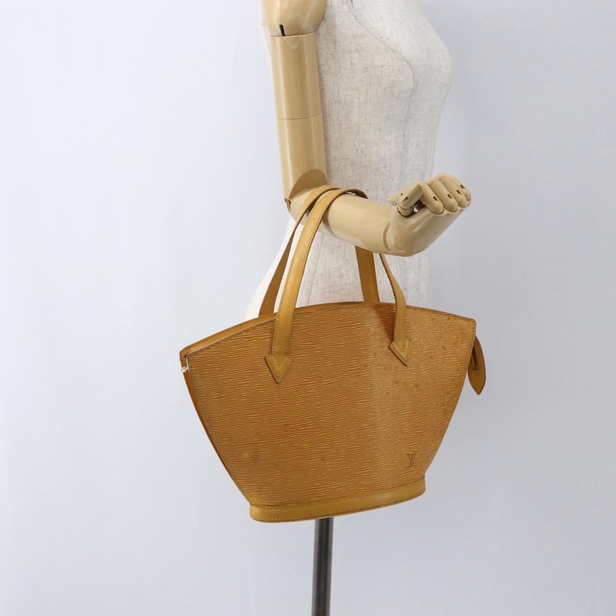 LOUIS VUITTON Epi Saint Jacques Hand Bag Yellow M52279 LV Auth 172034