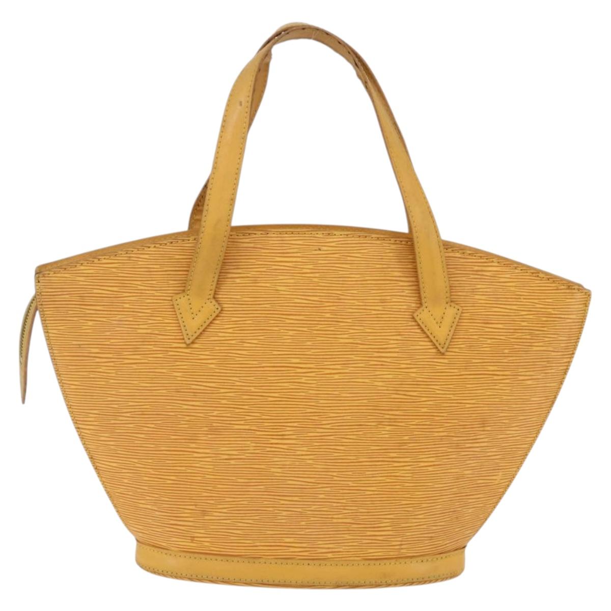 LOUIS VUITTON Epi Saint Jacques Hand Bag Yellow M52279 LV Auth 172034