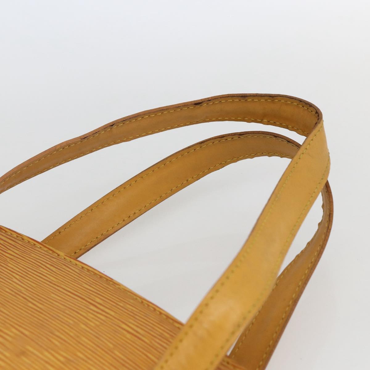 LOUIS VUITTON Epi Saint Jacques Hand Bag Yellow M52279 LV Auth 172034