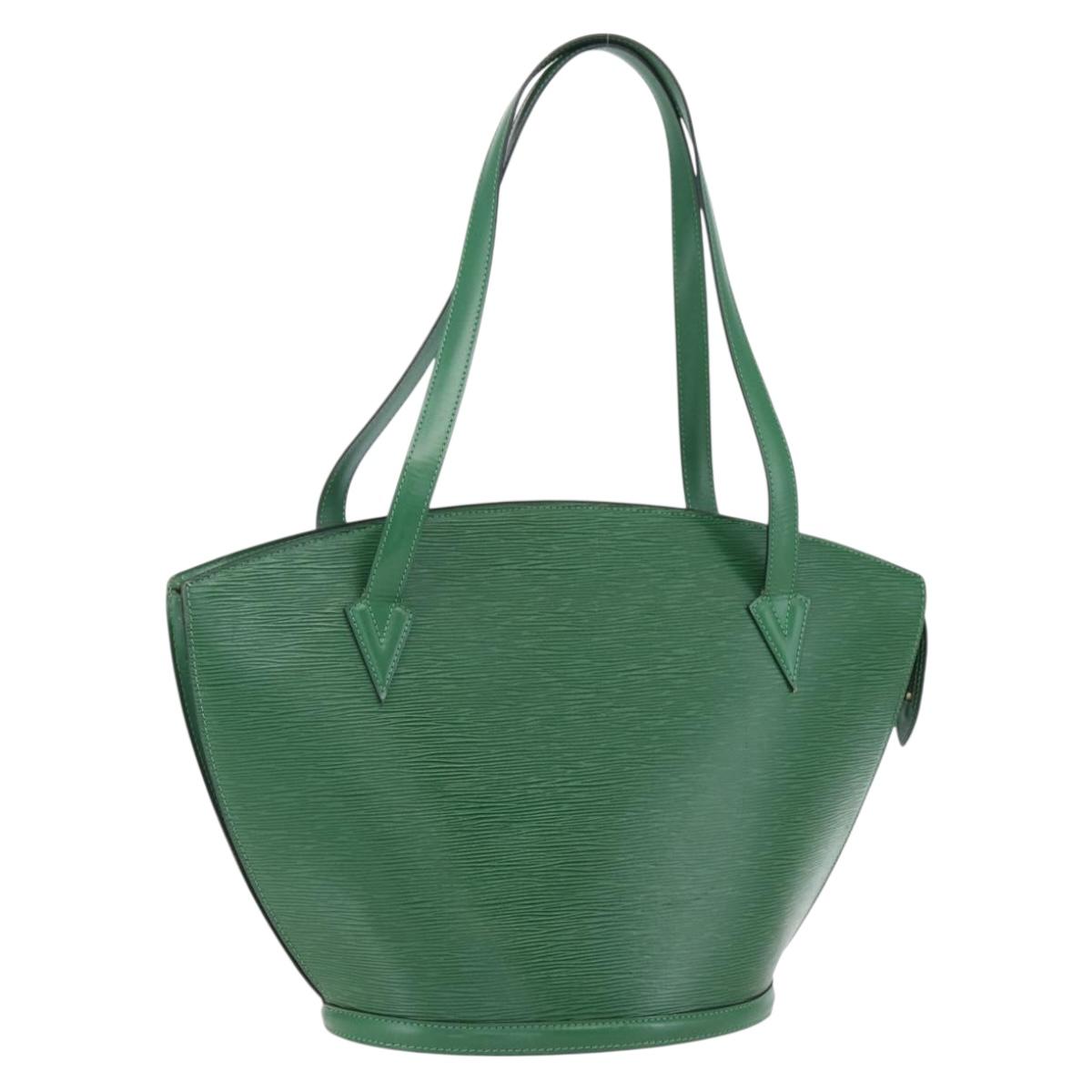 LOUIS VUITTON Epi Saint Jacques Shopping Bag Green M52274 LV Auth 172035