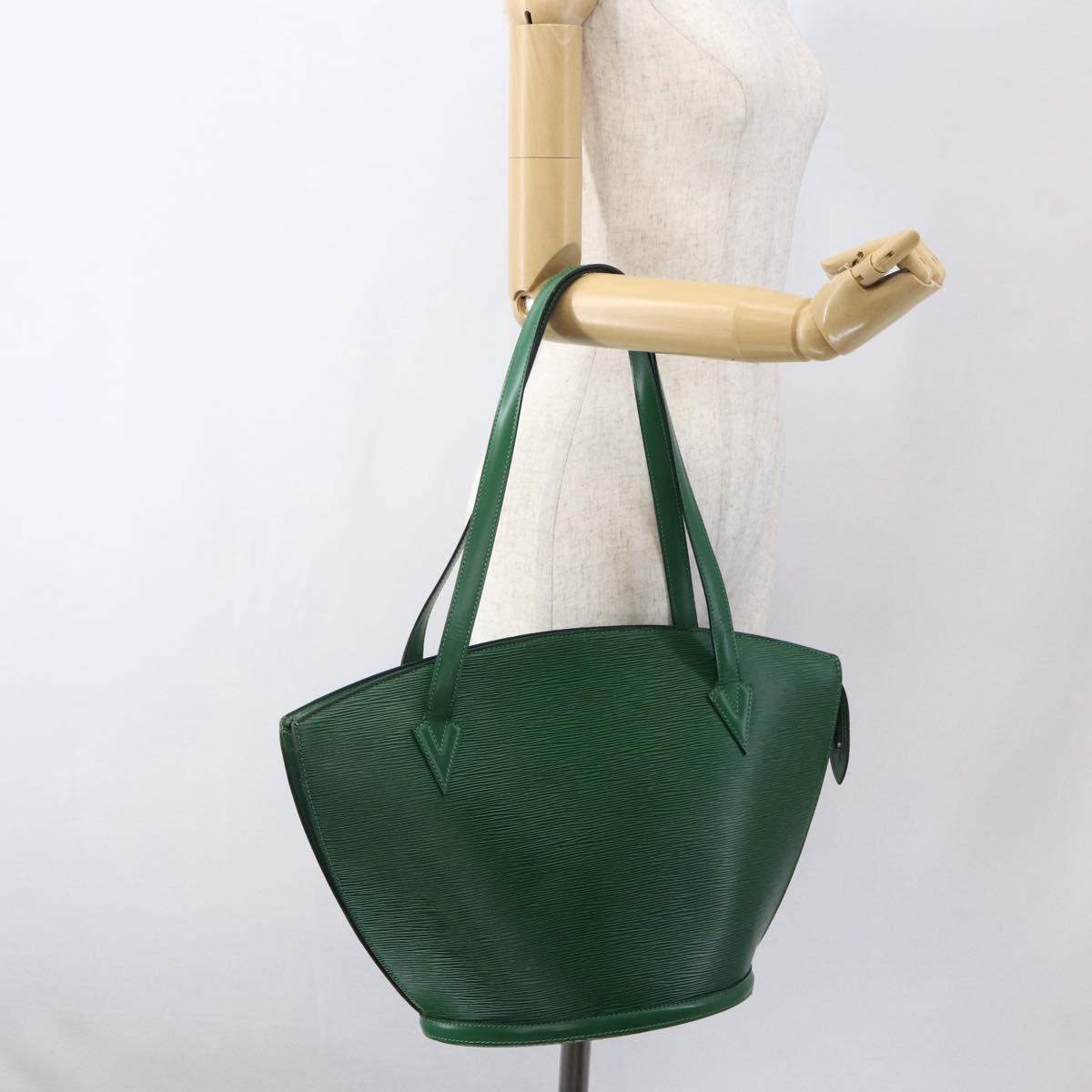 LOUIS VUITTON Epi Saint Jacques Shopping Bag Green M52274 LV Auth 172035