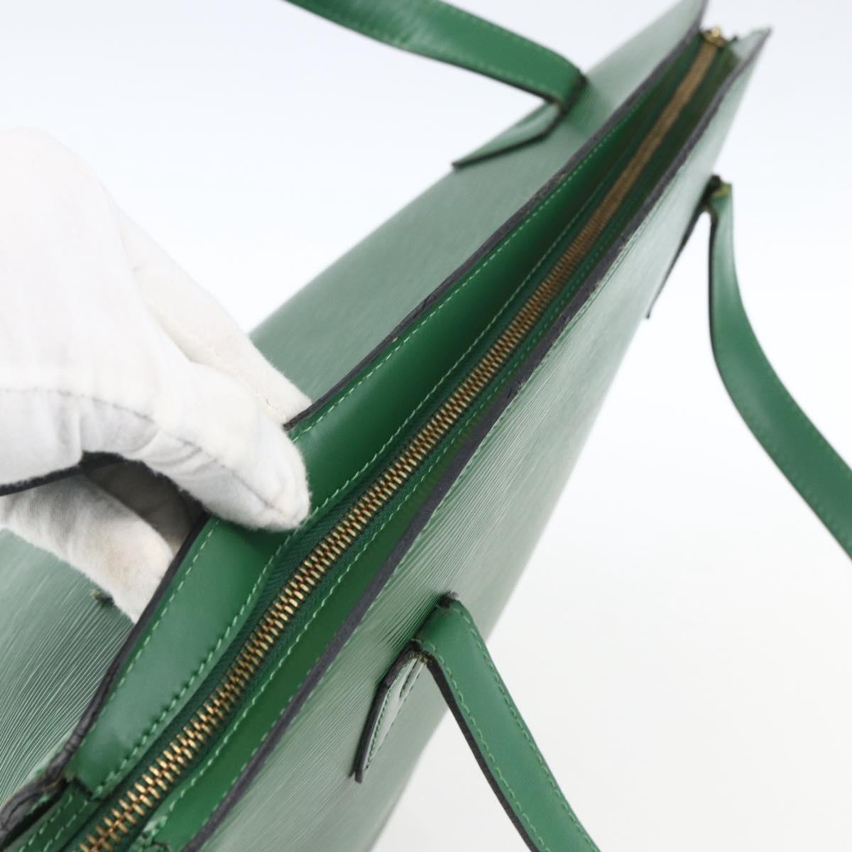 LOUIS VUITTON Epi Saint Jacques Shopping Bag Green M52274 LV Auth 172035