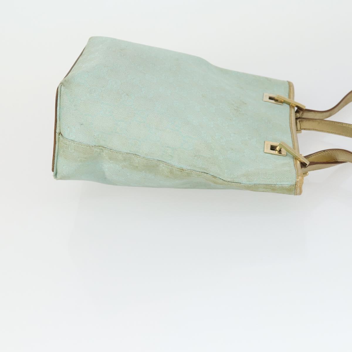 GUCCI GG Canvas Shoulder Bag 2 Set Baby Blue Beige Auth 172063