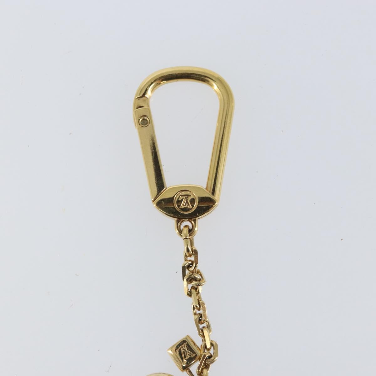 LOUIS VUITTON Porte Cles Speedy Unclusion Charm Gold Tone M65416 LV Auth 172077