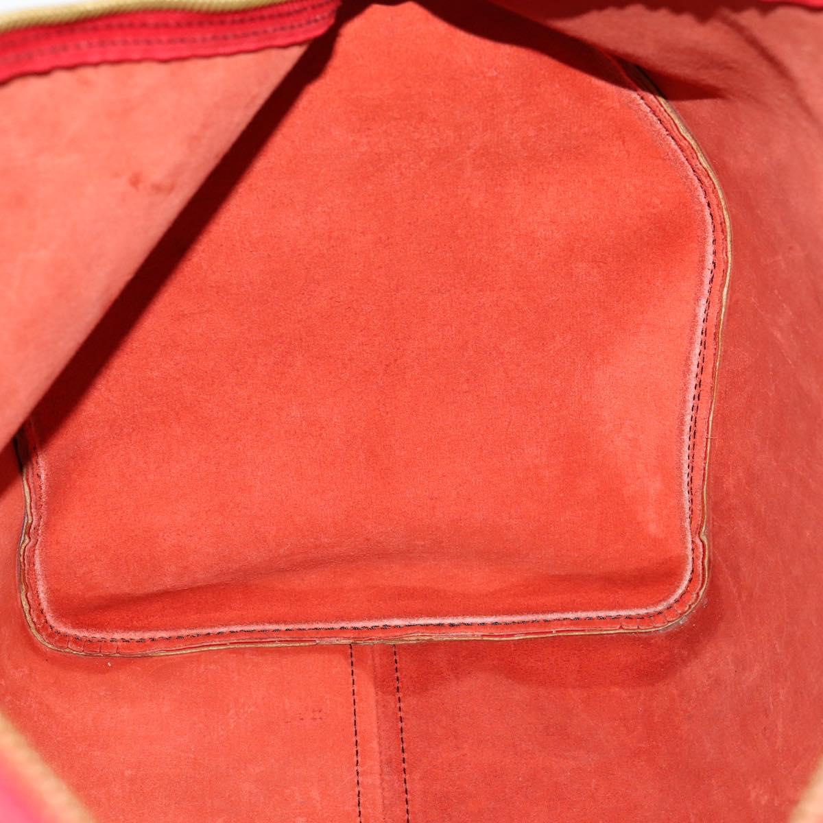 LOUIS VUITTON Epi Keepall 55 Boston Bag Red M42957 LV Auth 172098A