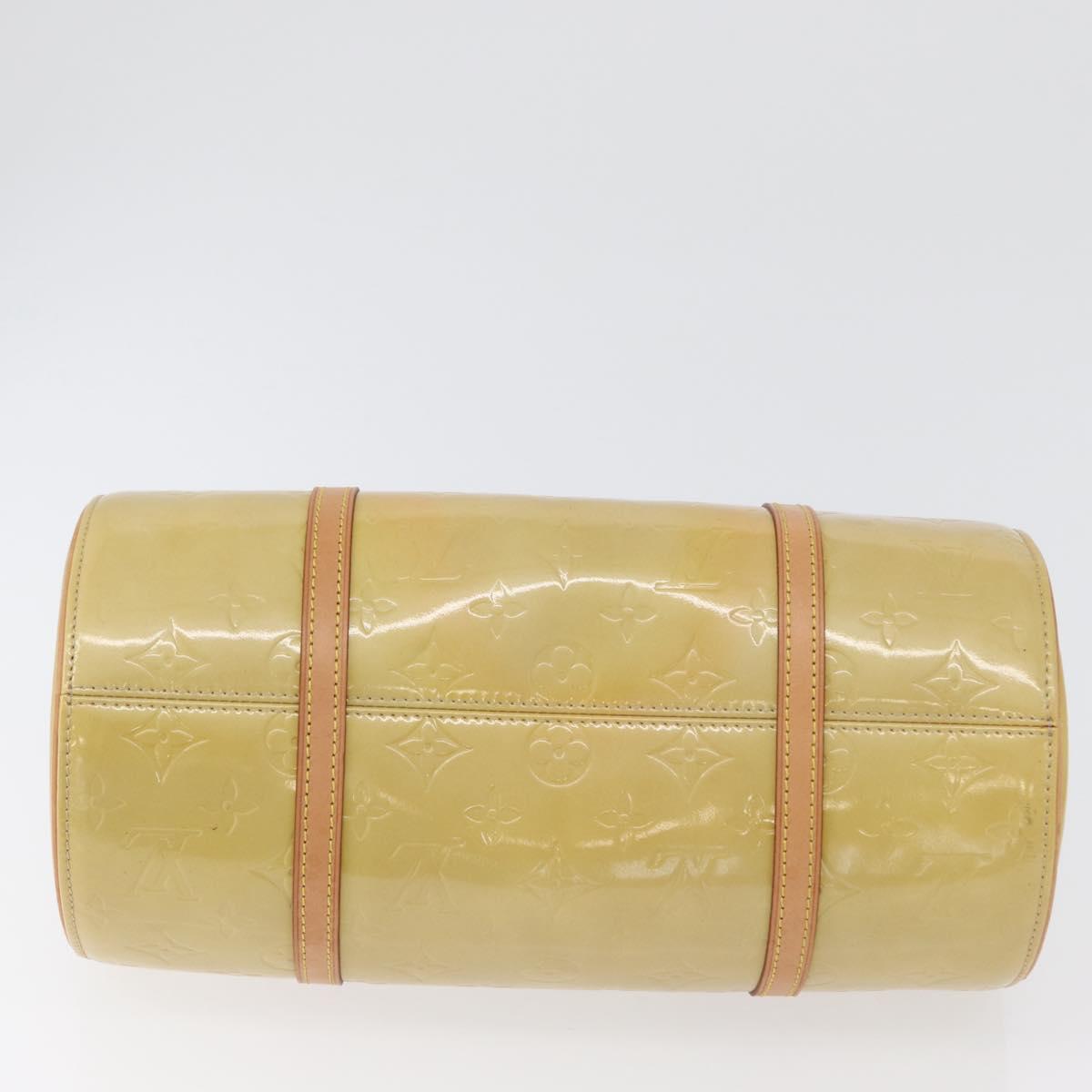 LOUIS VUITTON Monogram Vernis Bedford Hand Bag Beige M91006 LV Auth 172107A