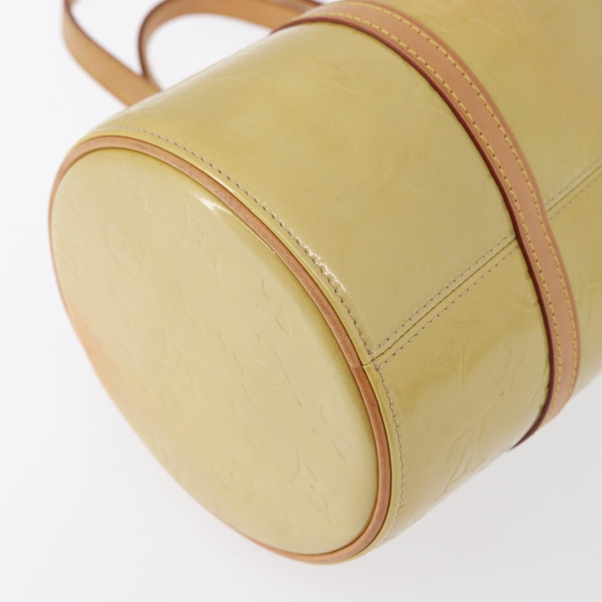 LOUIS VUITTON Monogram Vernis Bedford Hand Bag Beige M91006 LV Auth 172107A