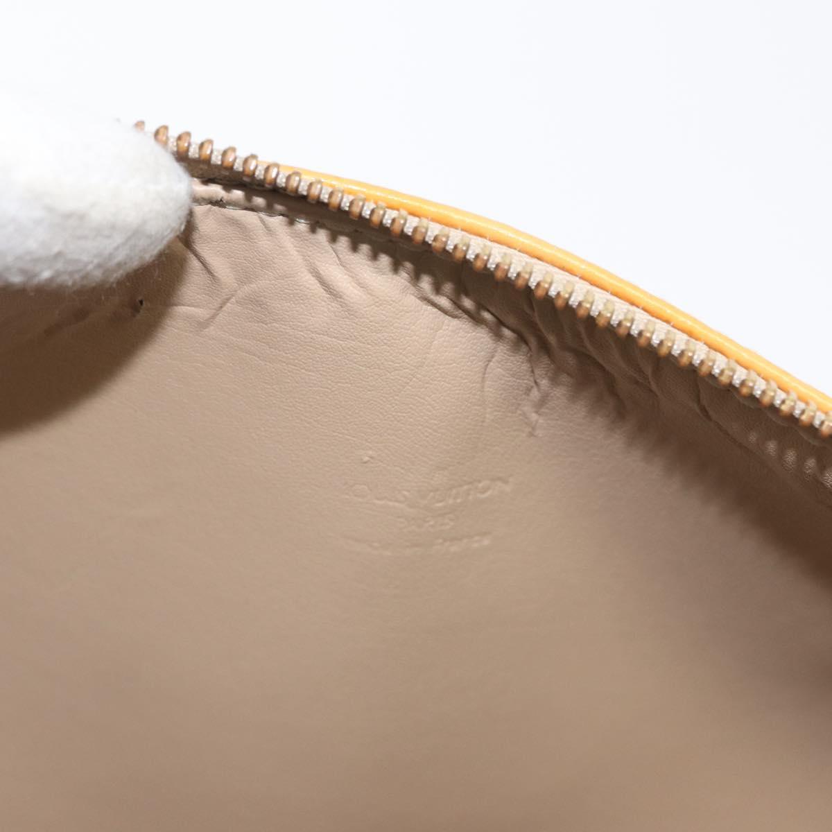 LOUIS VUITTON Monogram Vernis Bedford Hand Bag Beige M91006 LV Auth 172107A