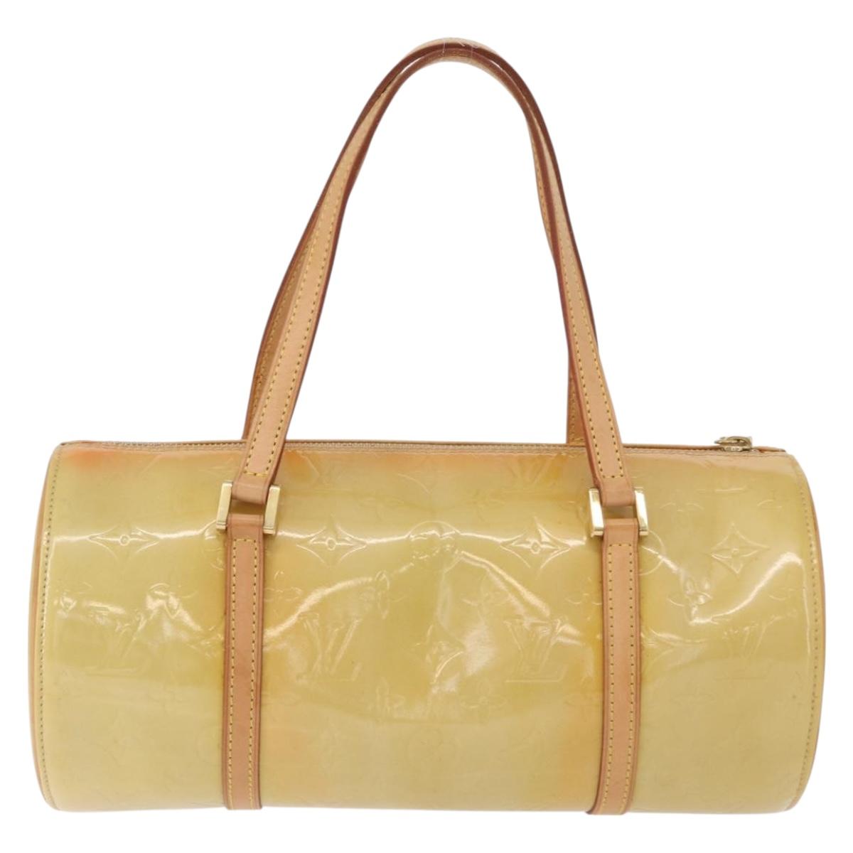 LOUIS VUITTON Monogram Vernis Bedford Hand Bag Beige M91006 LV Auth 172107A