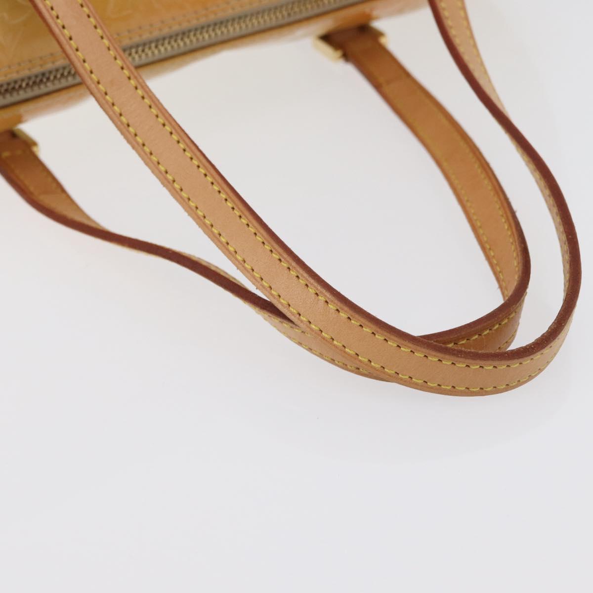 LOUIS VUITTON Monogram Vernis Bedford Hand Bag Beige M91006 LV Auth 172107A