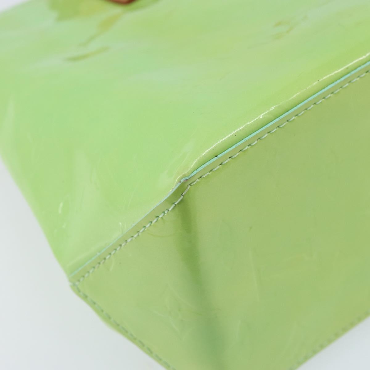 LOUIS VUITTON Monogram Vernis Reade PM Hand Bag Peppermint M91307 LV Auth 172111