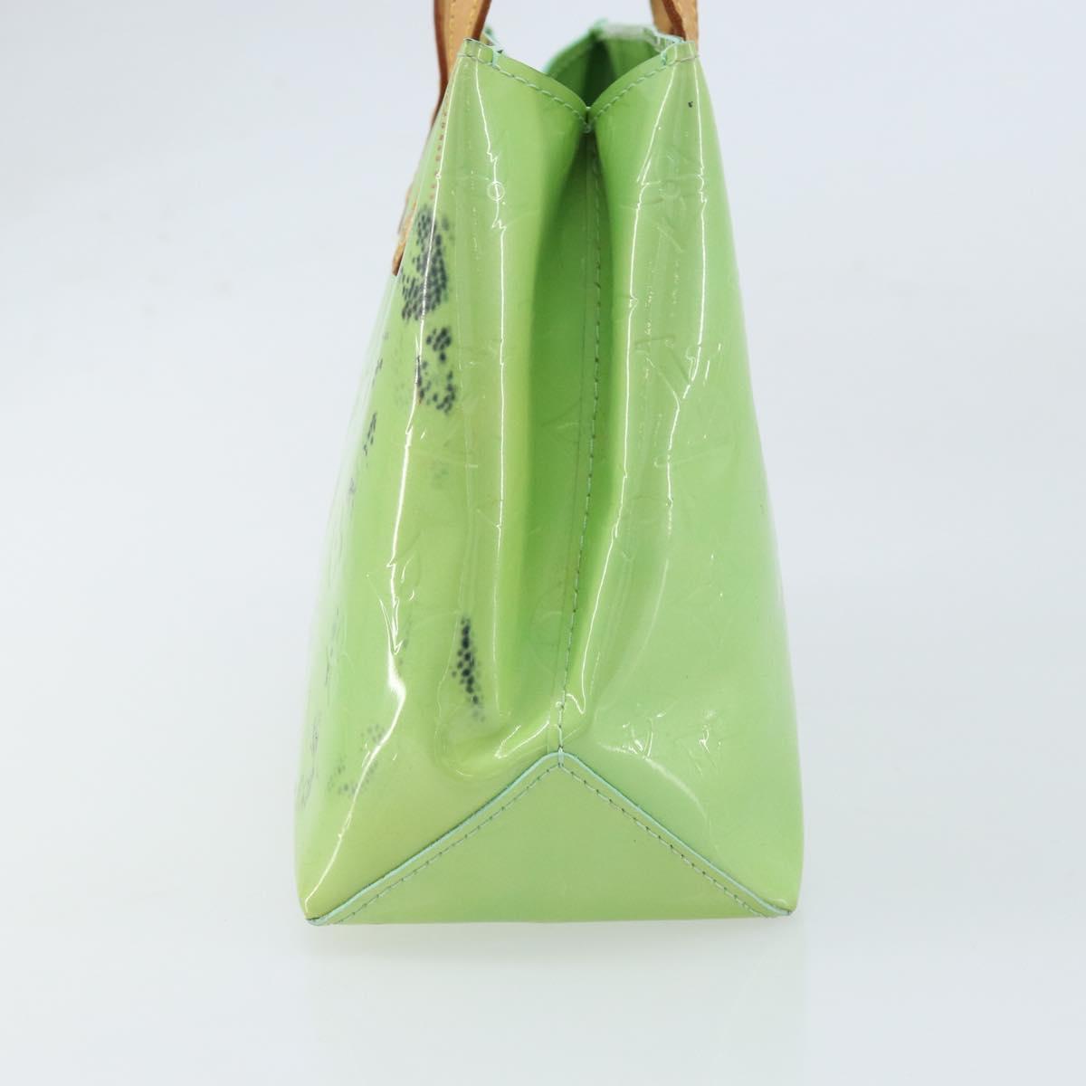 LOUIS VUITTON Monogram Vernis Reade PM Hand Bag Peppermint M91307 LV Auth 172111