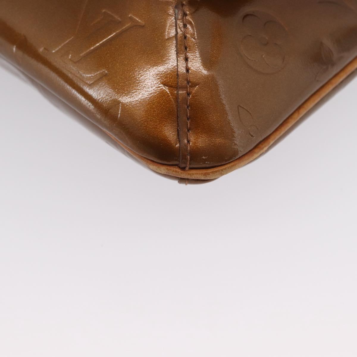LOUIS VUITTON Monogram Vernis Thompson Street Bag Bronze M91124 LV Auth 172115