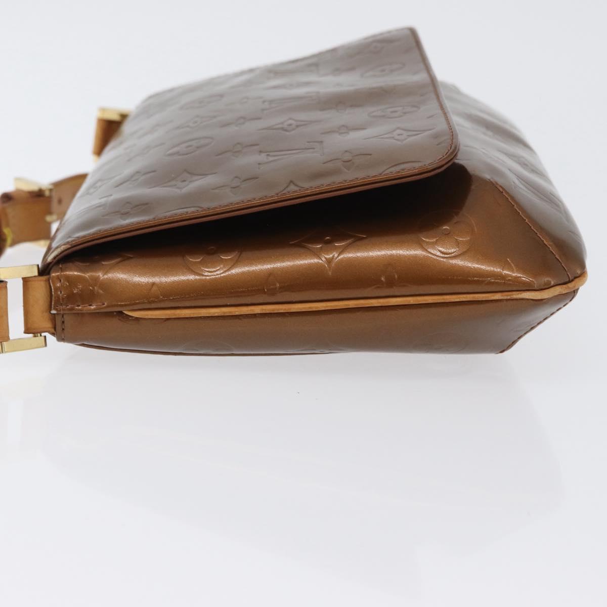 LOUIS VUITTON Monogram Vernis Thompson Street Bag Bronze M91124 LV Auth 172115