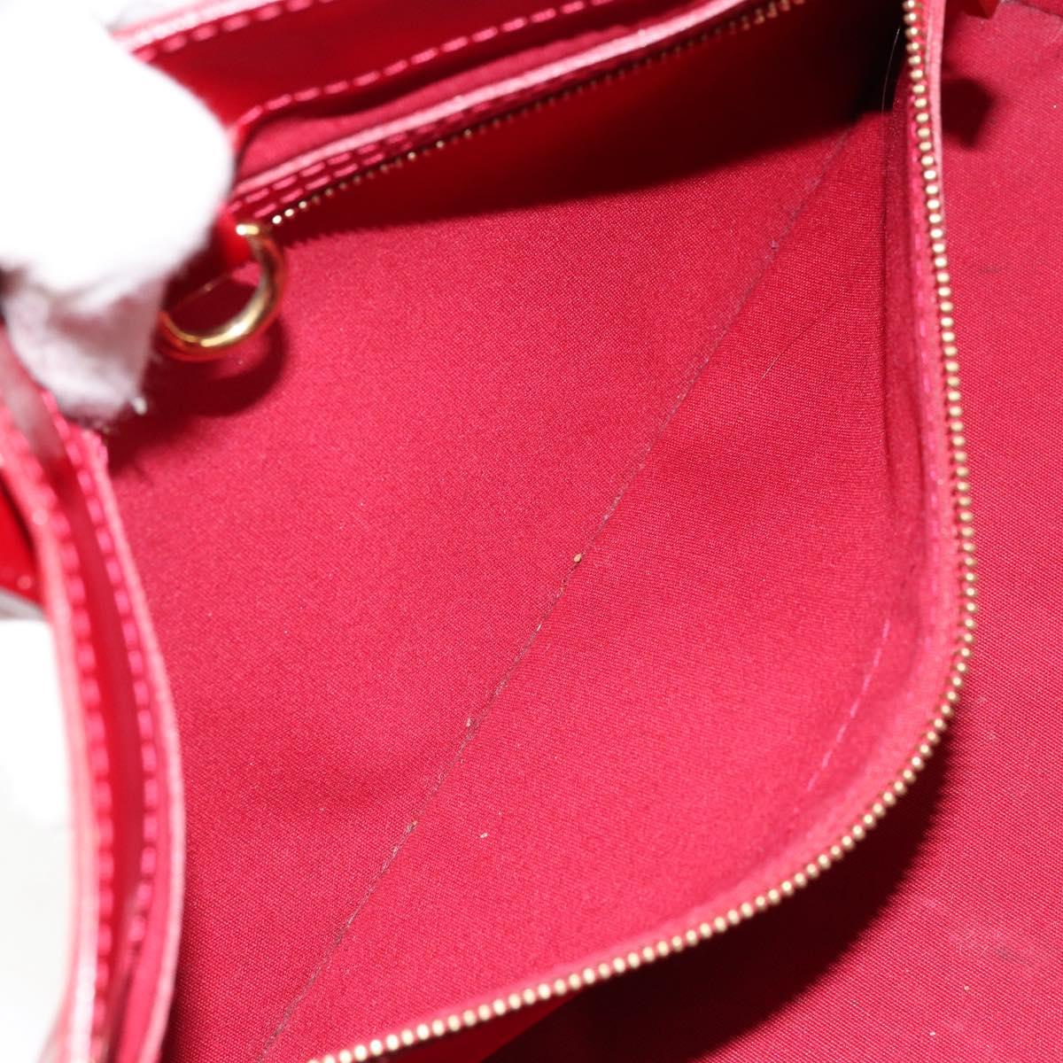 LOUIS VUITTON Monogram Vernis Wilshire PM Bag Pomme D'amour M93642 Auth 172118