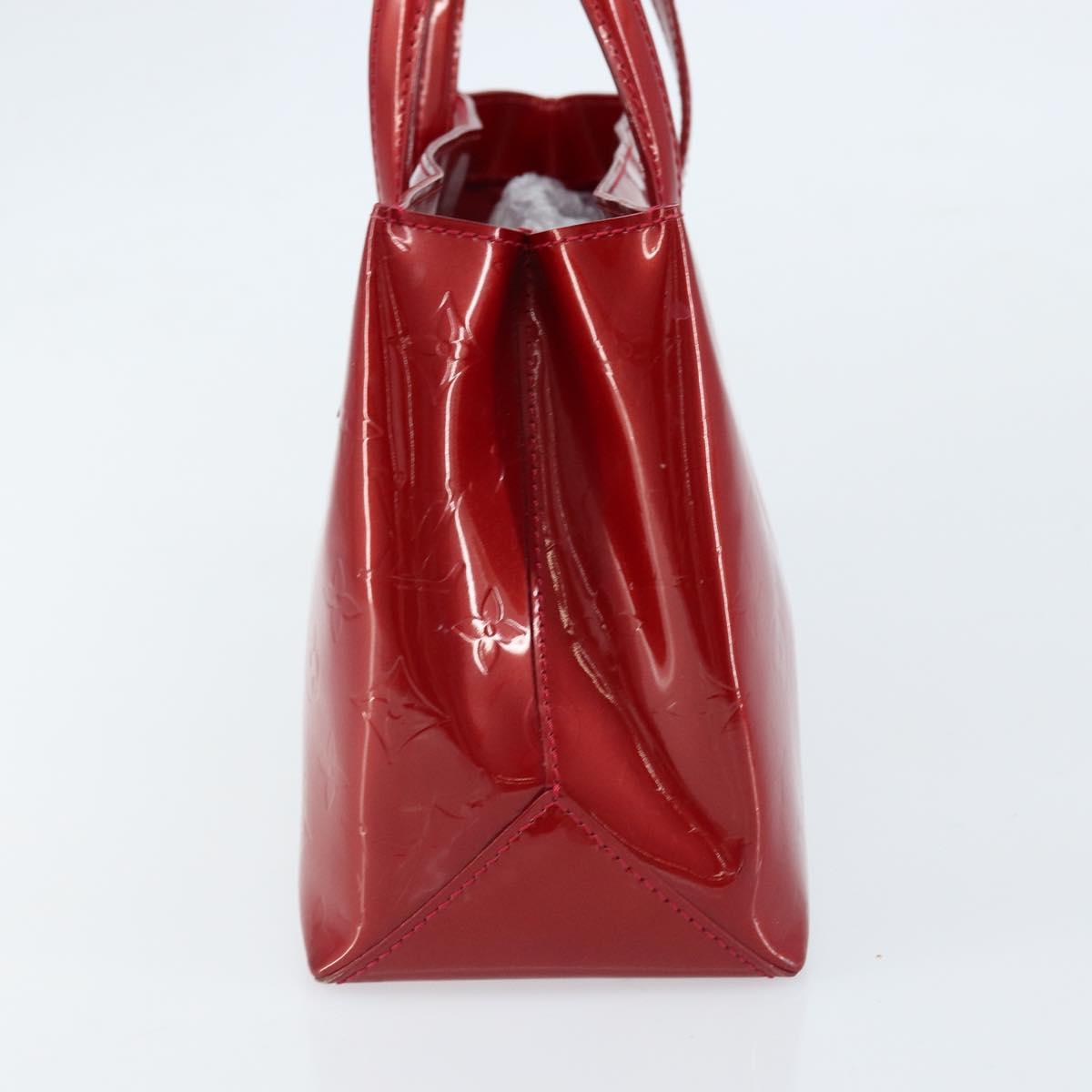 LOUIS VUITTON Monogram Vernis Wilshire PM Bag Pomme D'amour M93642 Auth 172118