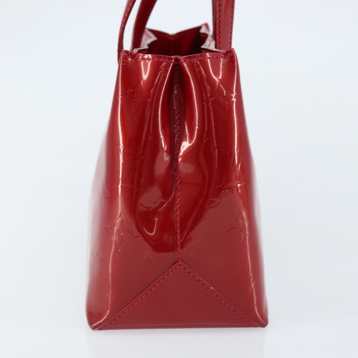 LOUIS VUITTON Monogram Vernis Wilshire PM Bag Pomme D'amour M93642 Auth 172118