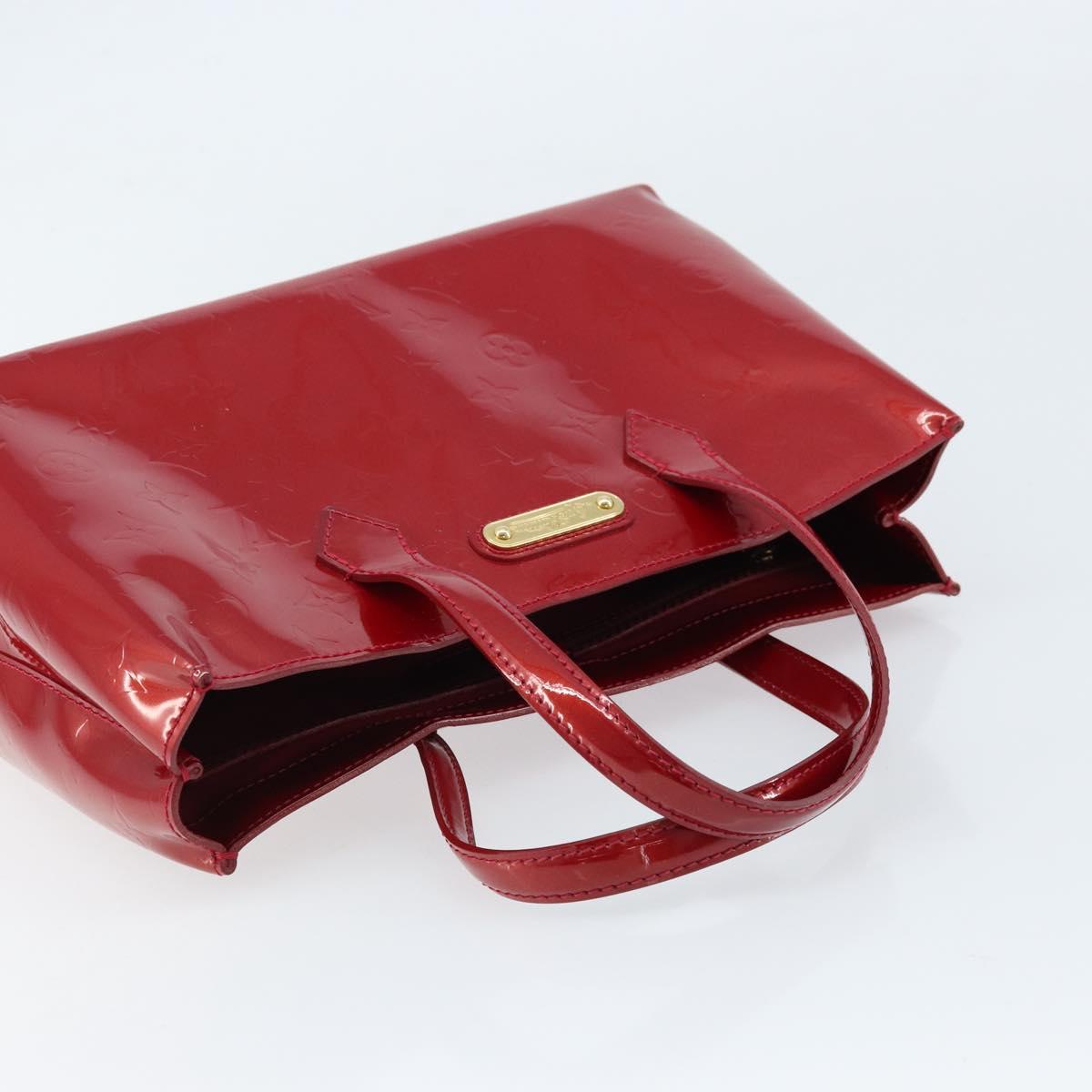 LOUIS VUITTON Monogram Vernis Wilshire PM Bag Pomme D'amour M93642 Auth 172118