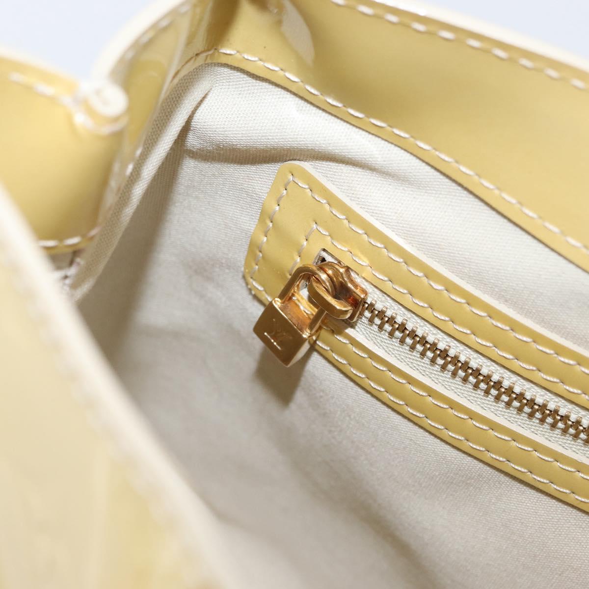 LOUIS VUITTON Monogram Vernis Wilshire PM Bag Rose Florentin M91642 Auth 172121