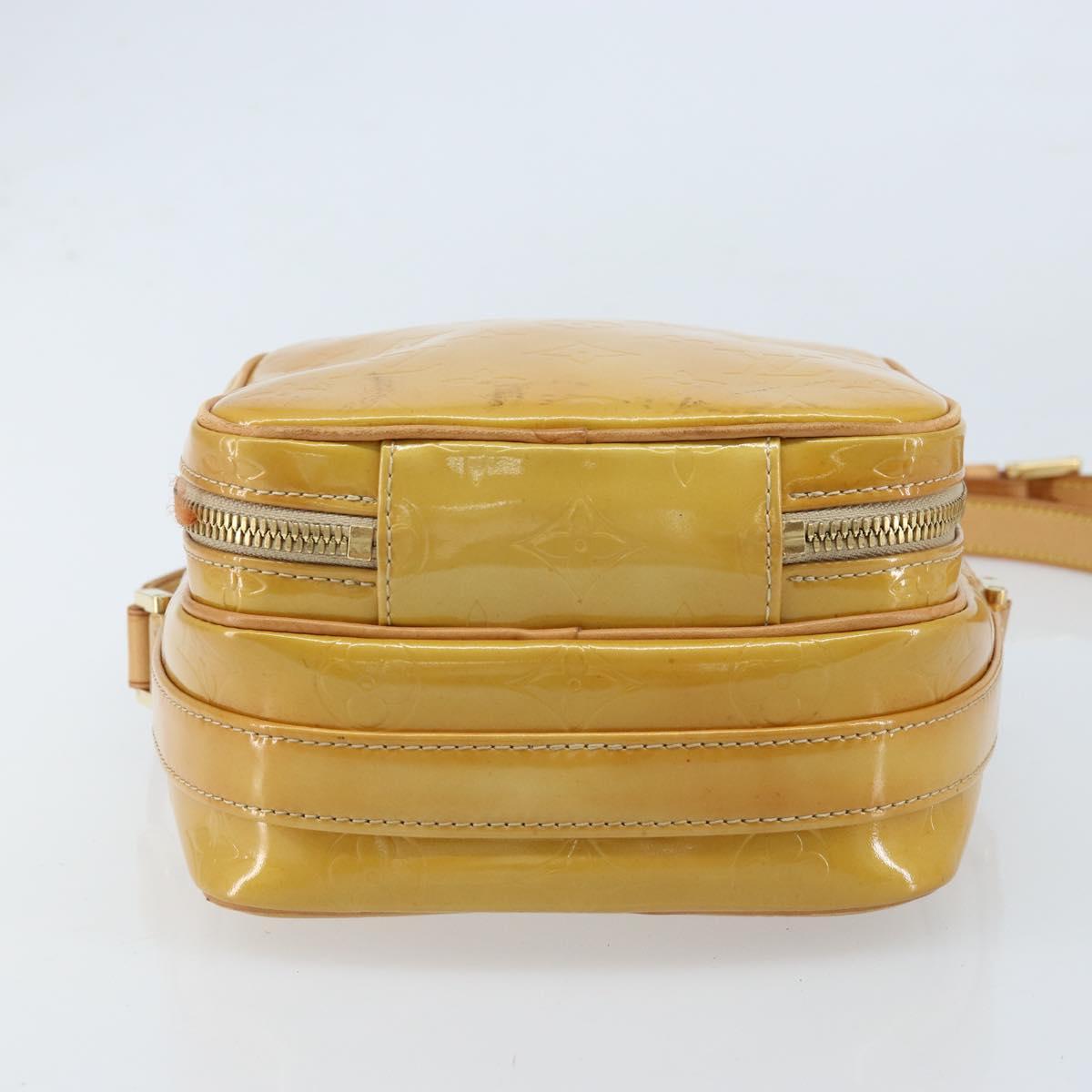 LOUIS VUITTON Monogram Vernis Wooster Shoulder Bag Beige LV Auth 172122