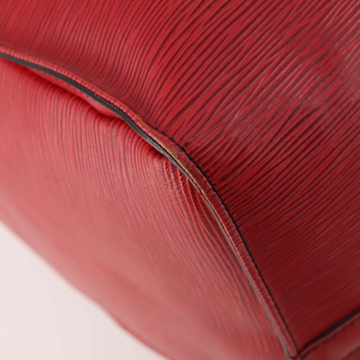 LOUIS VUITTON Epi Keepall 50 Boston Bag Vintage Red M42967 LV Auth 172126A