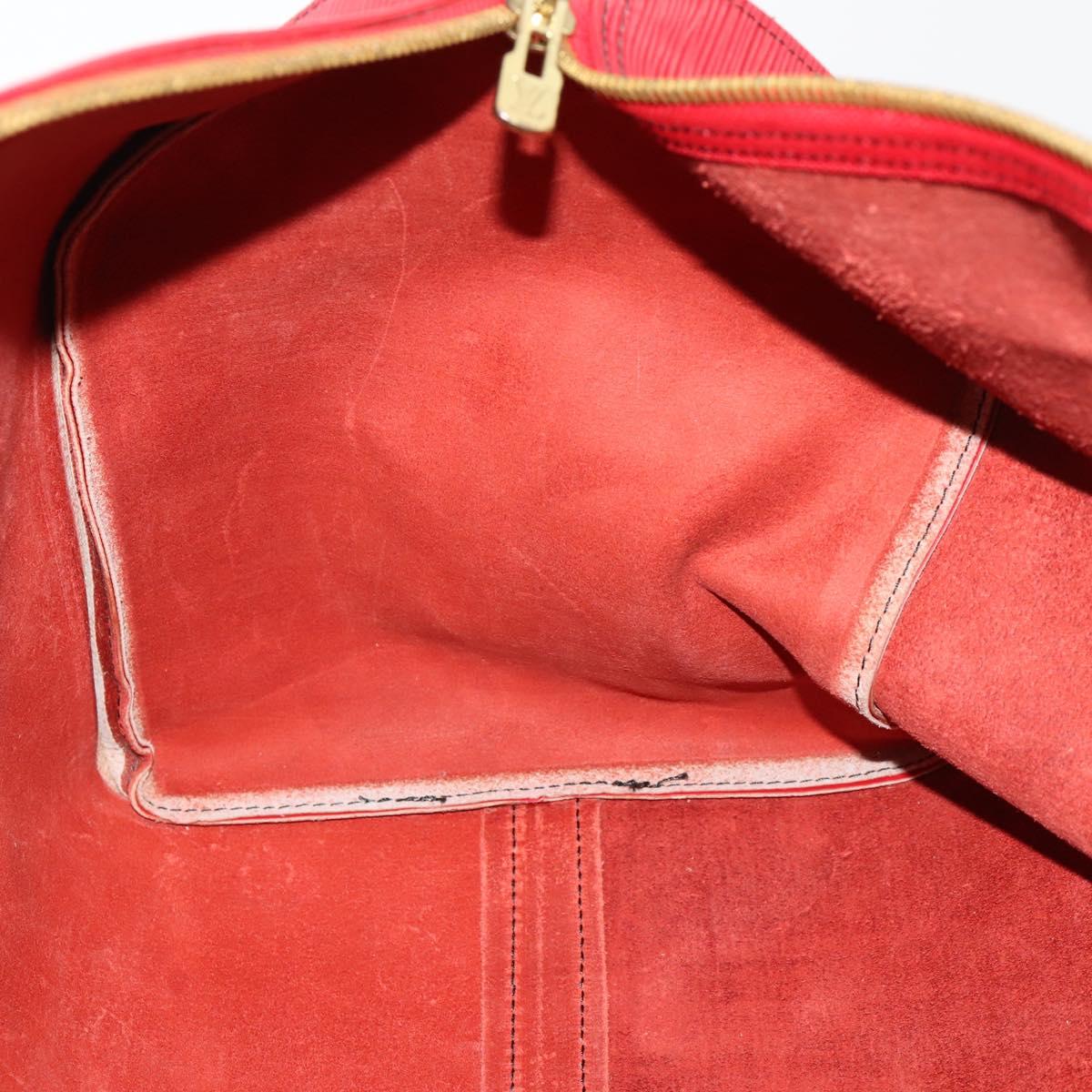 LOUIS VUITTON Epi Keepall 50 Boston Bag Vintage Red M42967 LV Auth 172126A