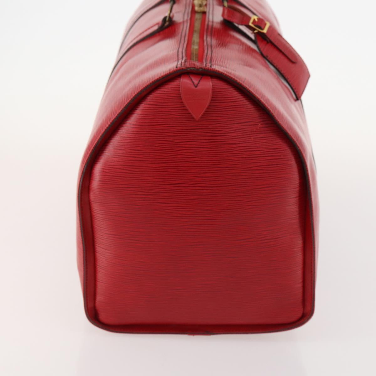 LOUIS VUITTON Epi Keepall 50 Boston Bag Vintage Red M42967 LV Auth 172126A