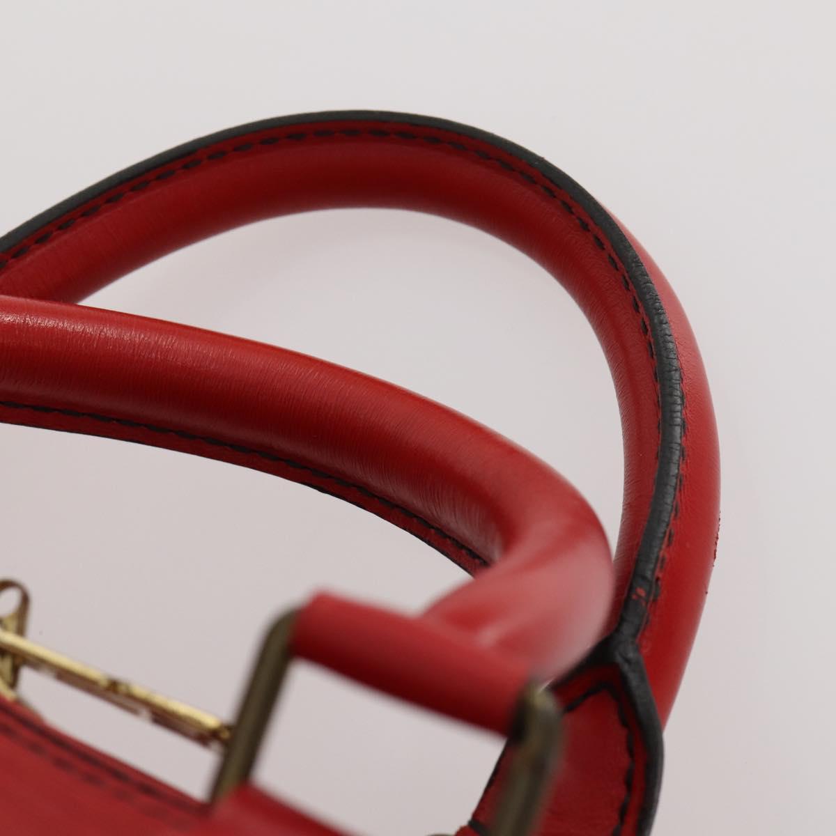 LOUIS VUITTON Epi Keepall 50 Boston Bag Vintage Red M42967 LV Auth 172126A