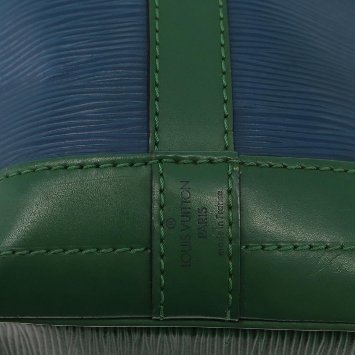 LOUIS VUITTON Epi Noe Shoulder Bag Bicolor Green Blue M44044 LV Auth 172127