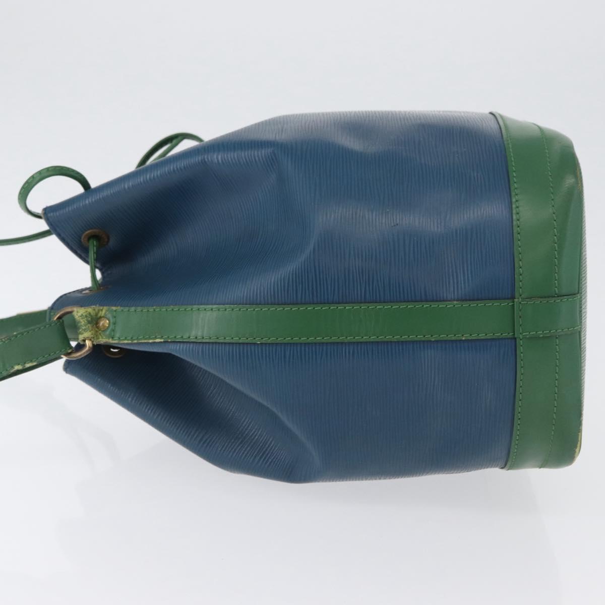 LOUIS VUITTON Epi Noe Shoulder Bag Bicolor Green Blue M44044 LV Auth 172127