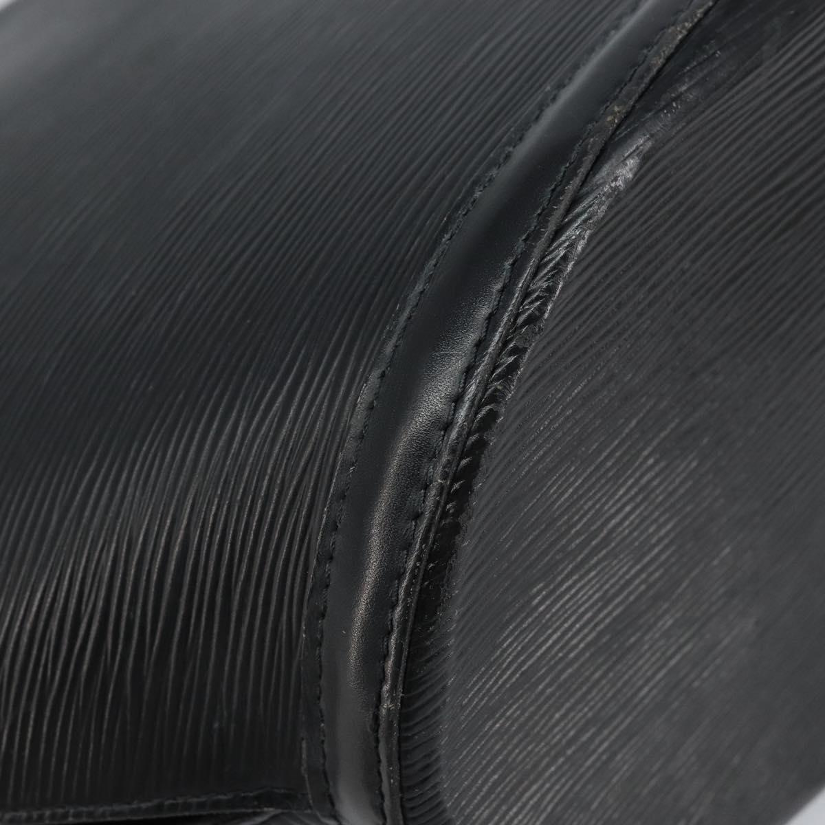 LOUIS VUITTON Epi Saint Jacques Shopping Shoulder Bag Black M52262 Auth 172132