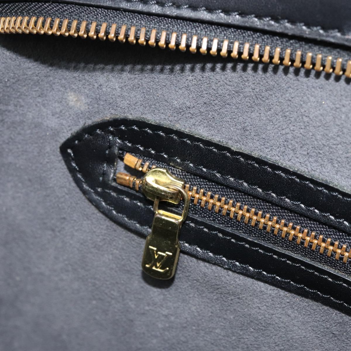 LOUIS VUITTON Epi Saint Jacques Shopping Shoulder Bag Black M52262 Auth 172132