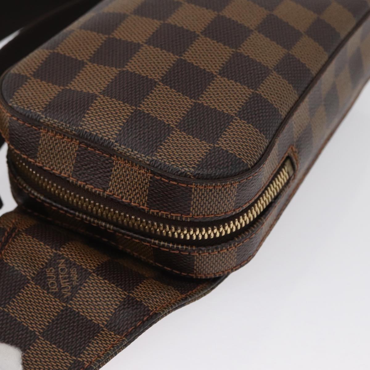 LOUIS VUITTON Damier Ebene Geronimos Shoulder Bag N51994 LV Auth 172134V