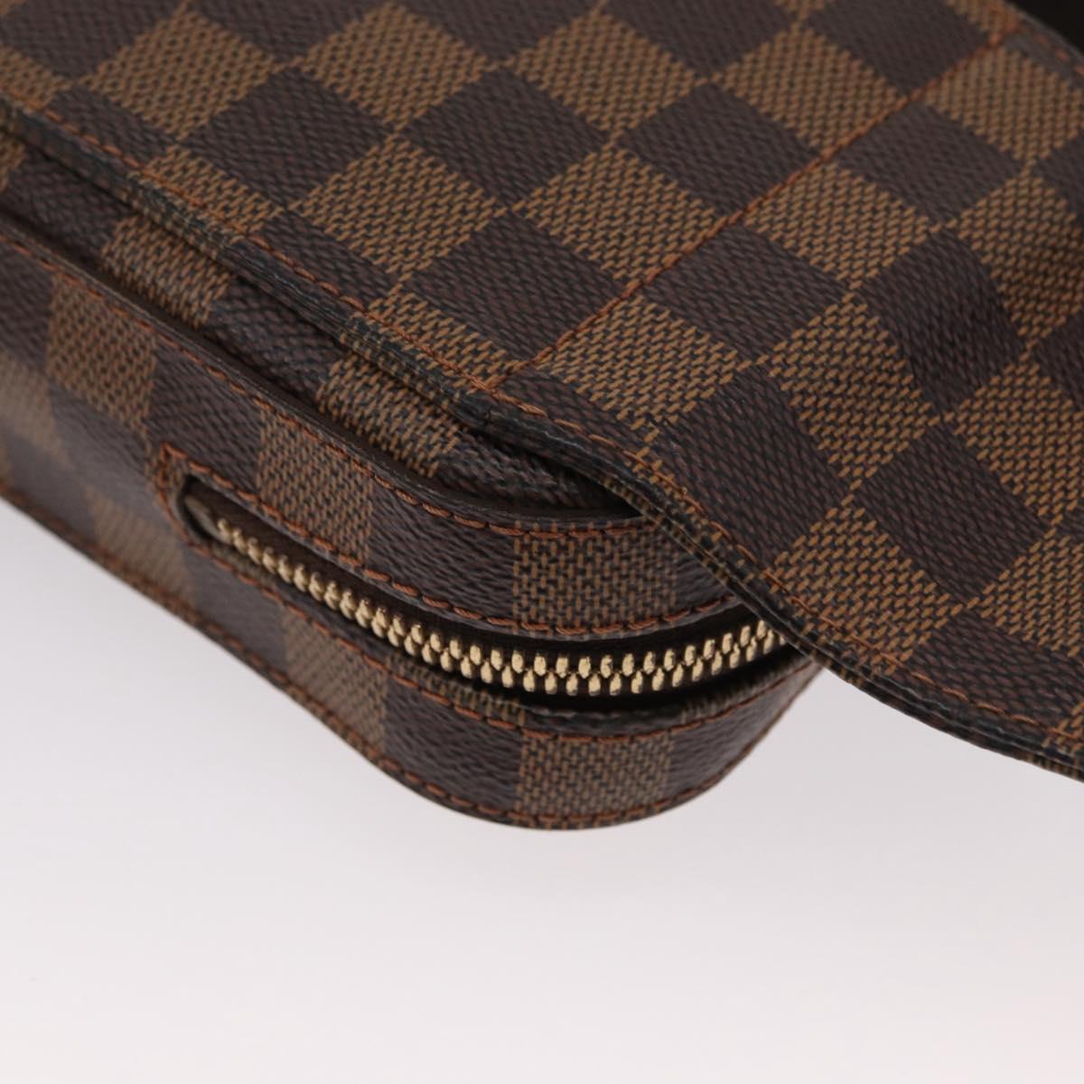 LOUIS VUITTON Damier Ebene Geronimos Shoulder Bag N51994 LV Auth 172134V
