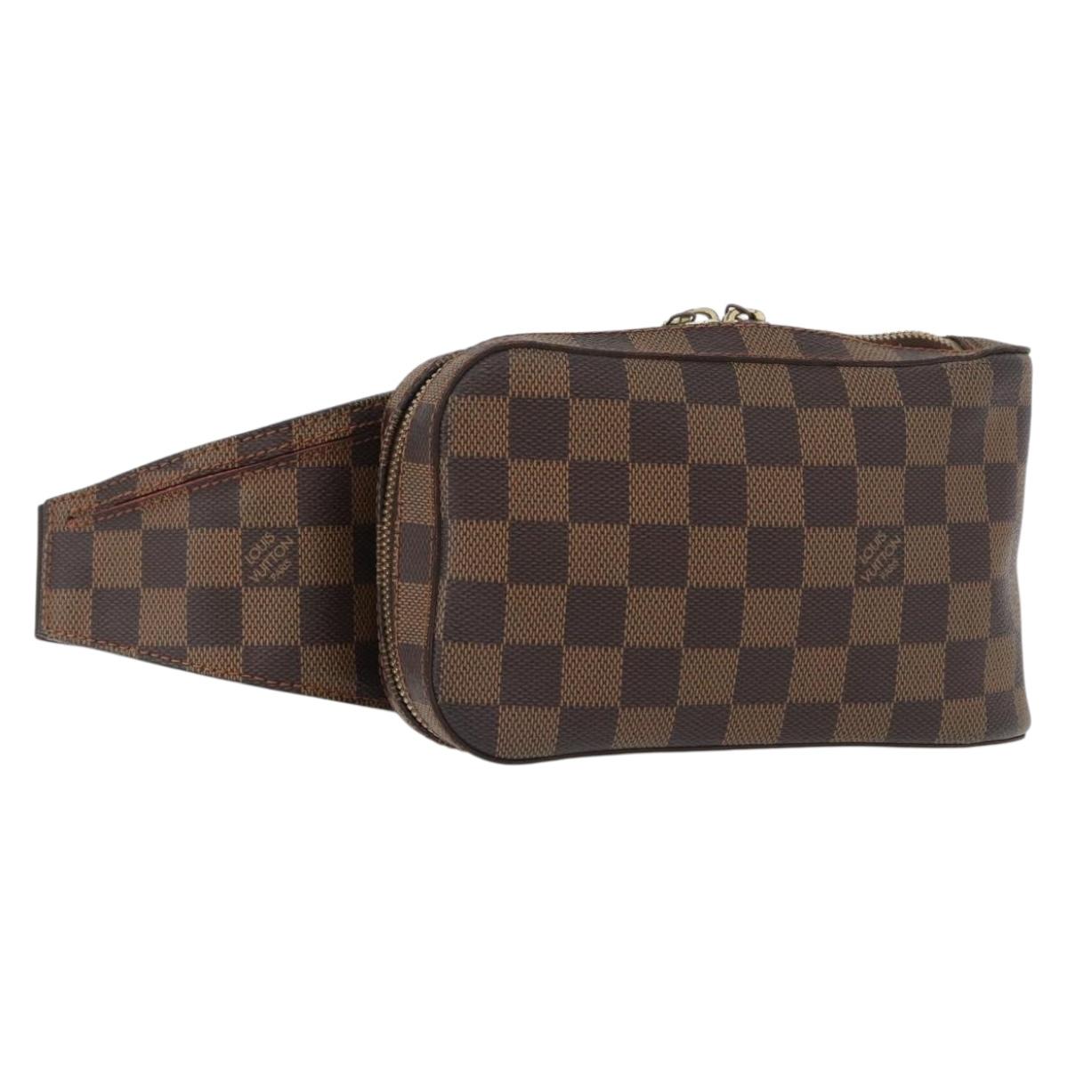 LOUIS VUITTON Damier Ebene Geronimos Shoulder Bag N51994 LV Auth 172134V