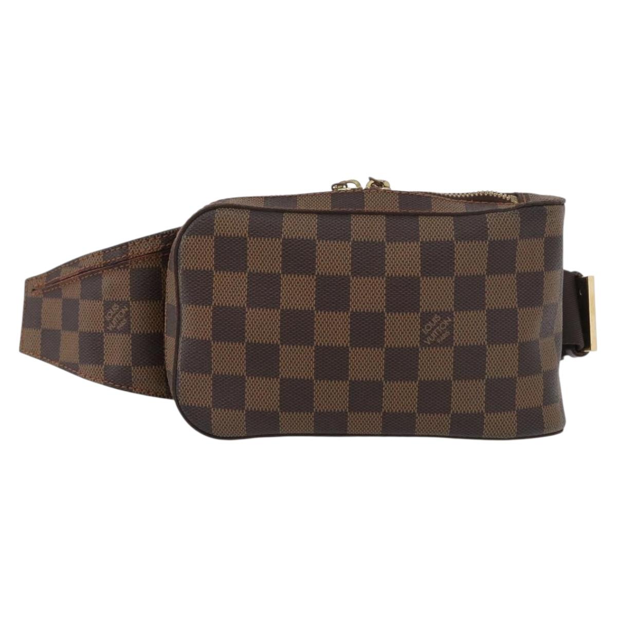 LOUIS VUITTON Damier Ebene Geronimos Shoulder Bag N51994 LV Auth 172134V