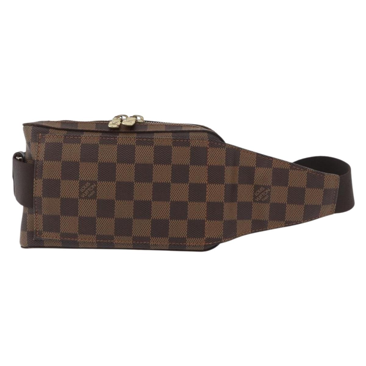 LOUIS VUITTON Damier Ebene Geronimos Shoulder Bag N51994 LV Auth 172134V