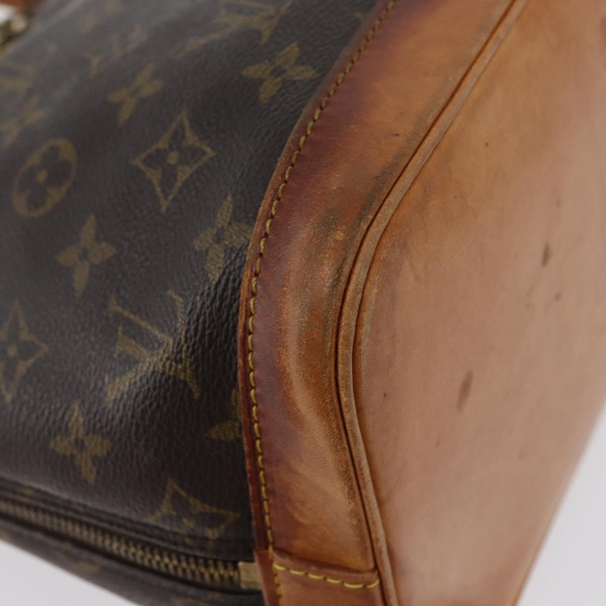 LOUIS VUITTON Monogram Alma Hand Bag M51130 LV Auth 172138