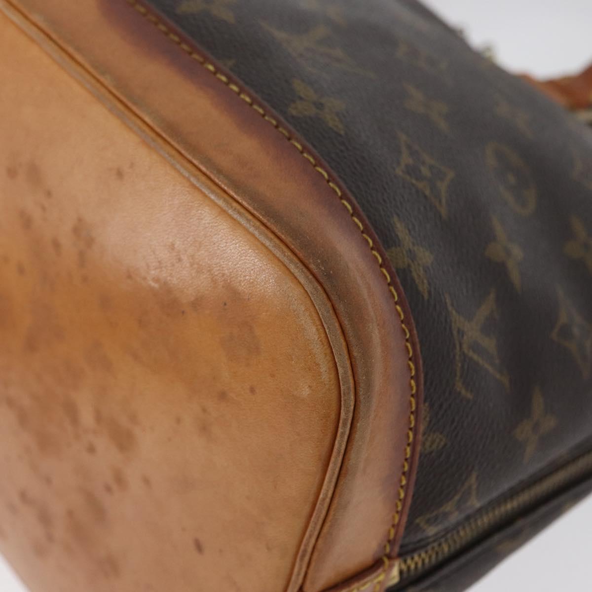 LOUIS VUITTON Monogram Alma Hand Bag M51130 LV Auth 172138