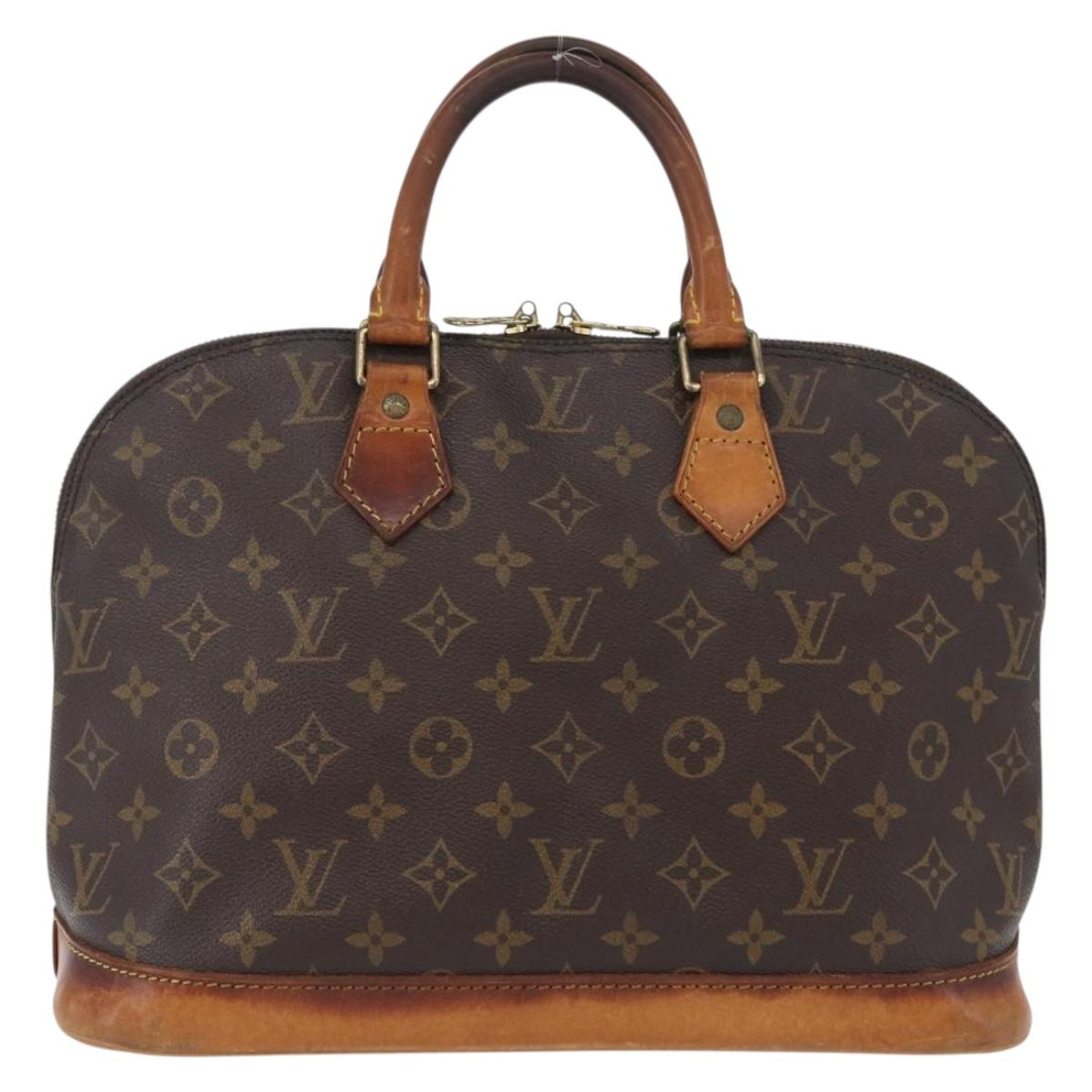 LOUIS VUITTON Monogram Alma Hand Bag M51130 LV Auth 172138