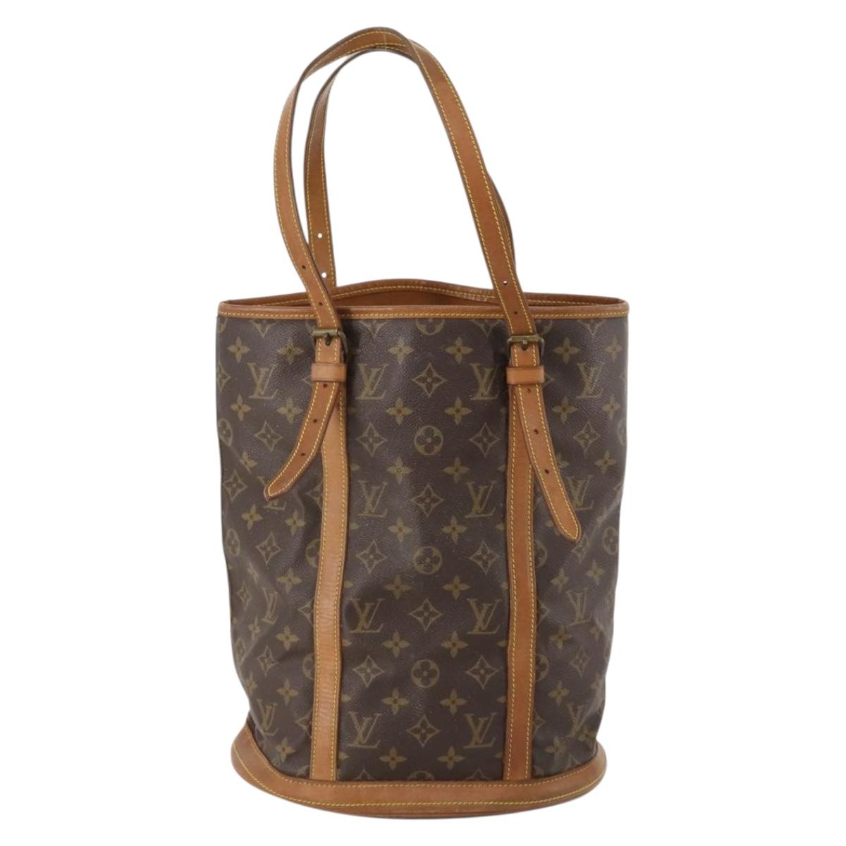 LOUIS VUITTON Monogram Bucket GM Shoulder Bag M42236 LV Auth 172193