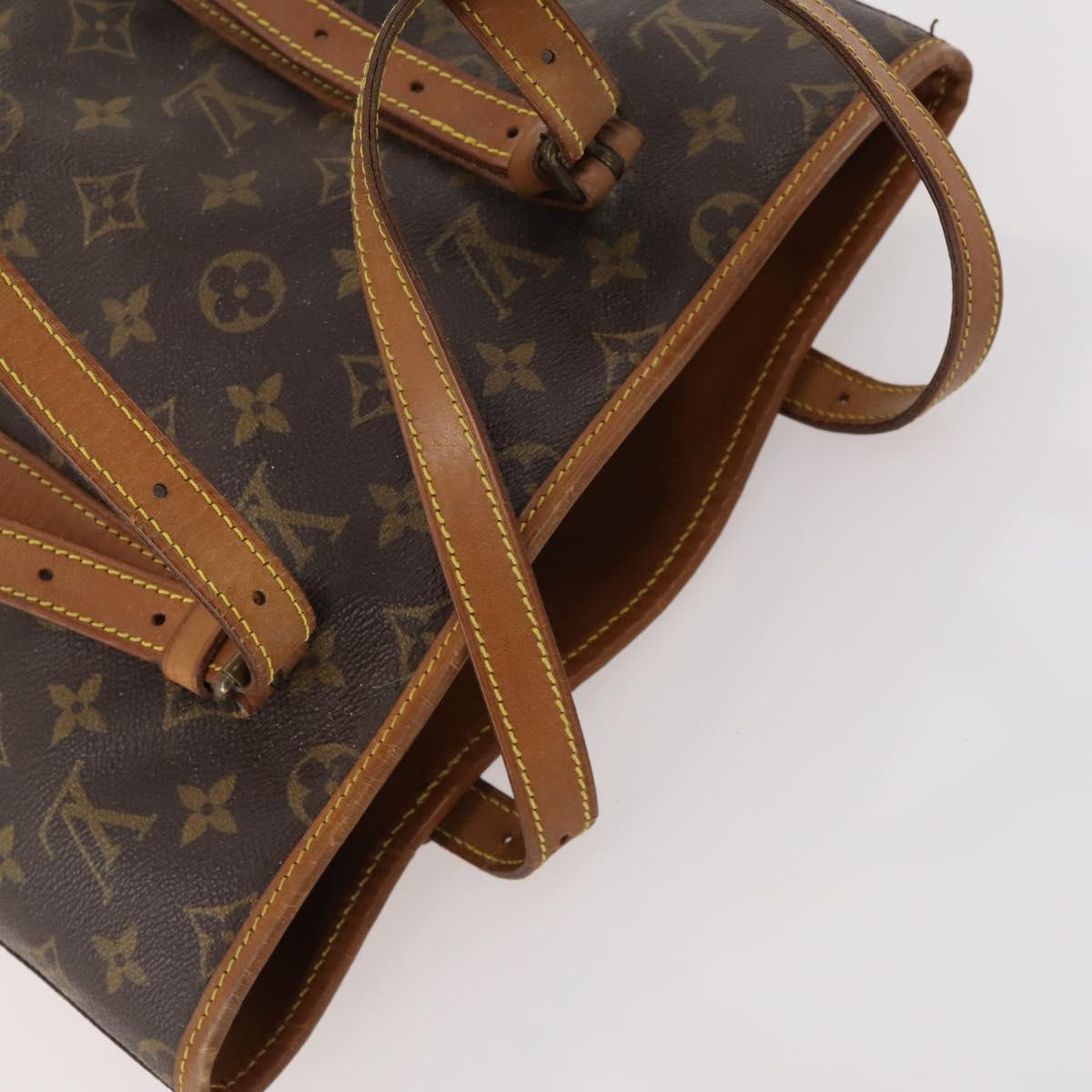 LOUIS VUITTON Monogram Bucket GM Shoulder Bag M42236 LV Auth 172193
