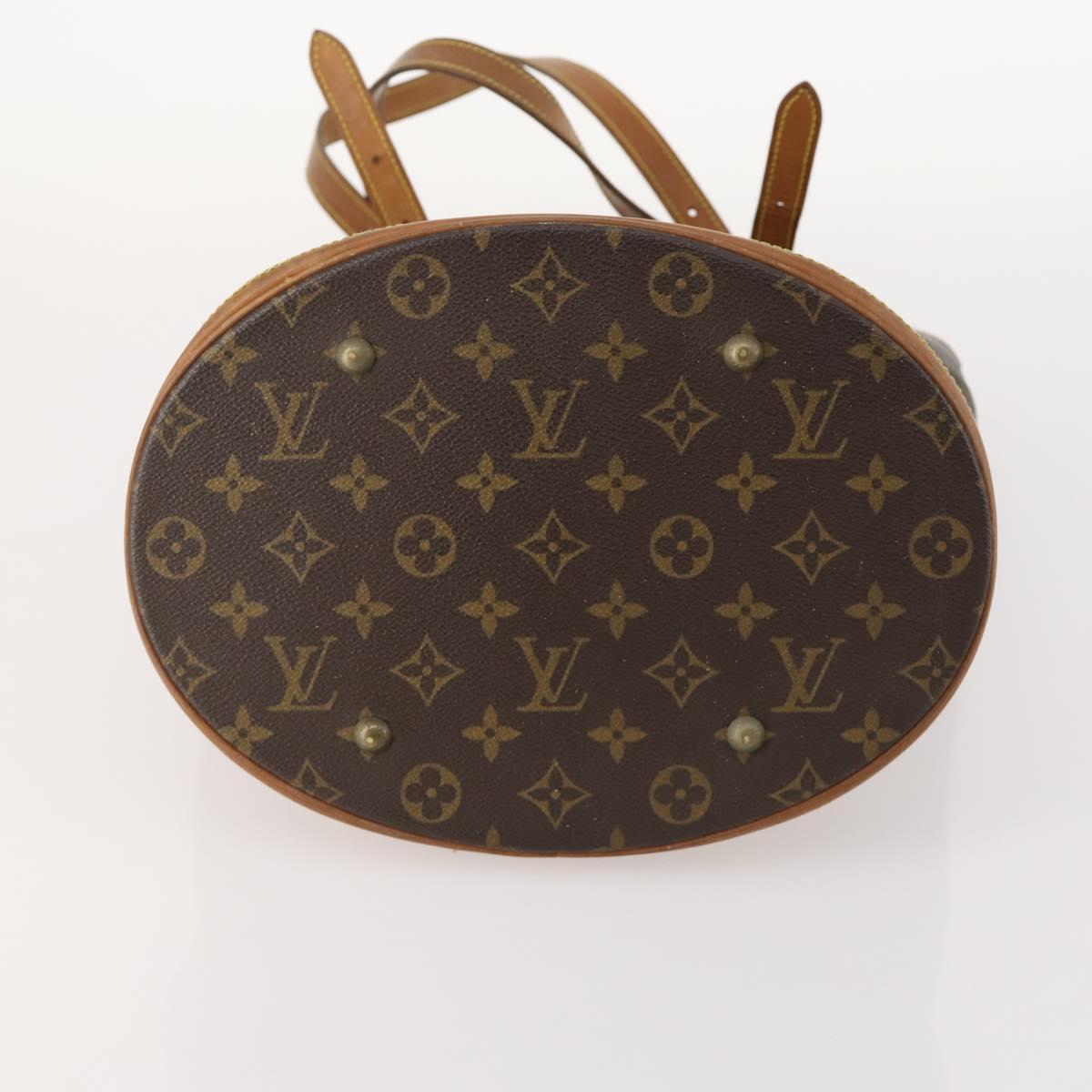 LOUIS VUITTON Monogram Bucket GM Shoulder Bag M42236 LV Auth 172193