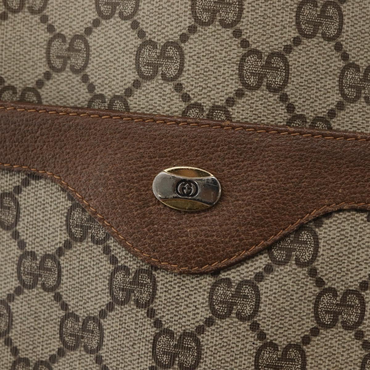 GUCCI GG Supreme Web Sherry Line Tote Bag PVC Beige Red 39 02 003 Auth 172201