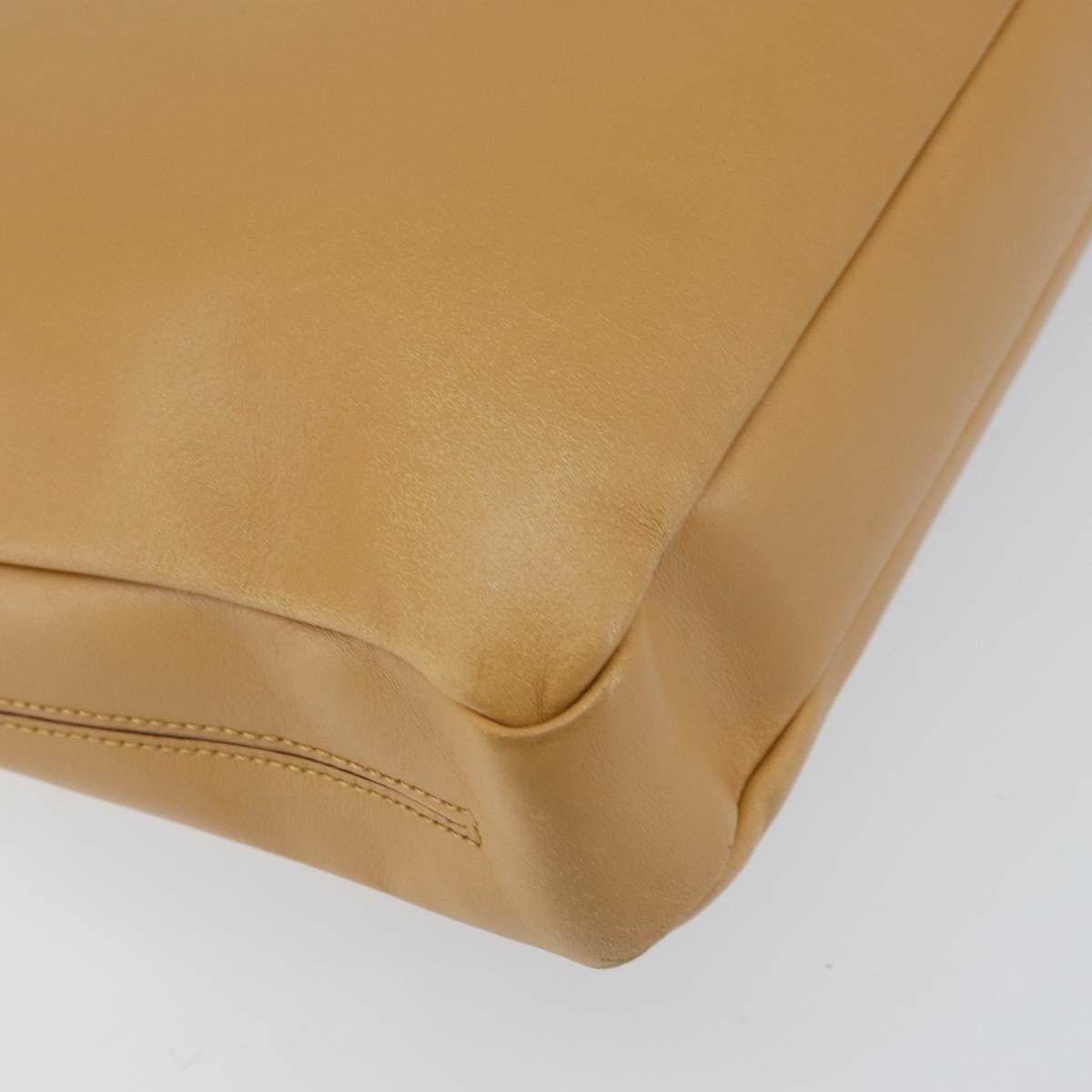 GUCCI Jackie Sherry Line Shoulder Bag Leather Brown Gold 001 4094 Auth 172211