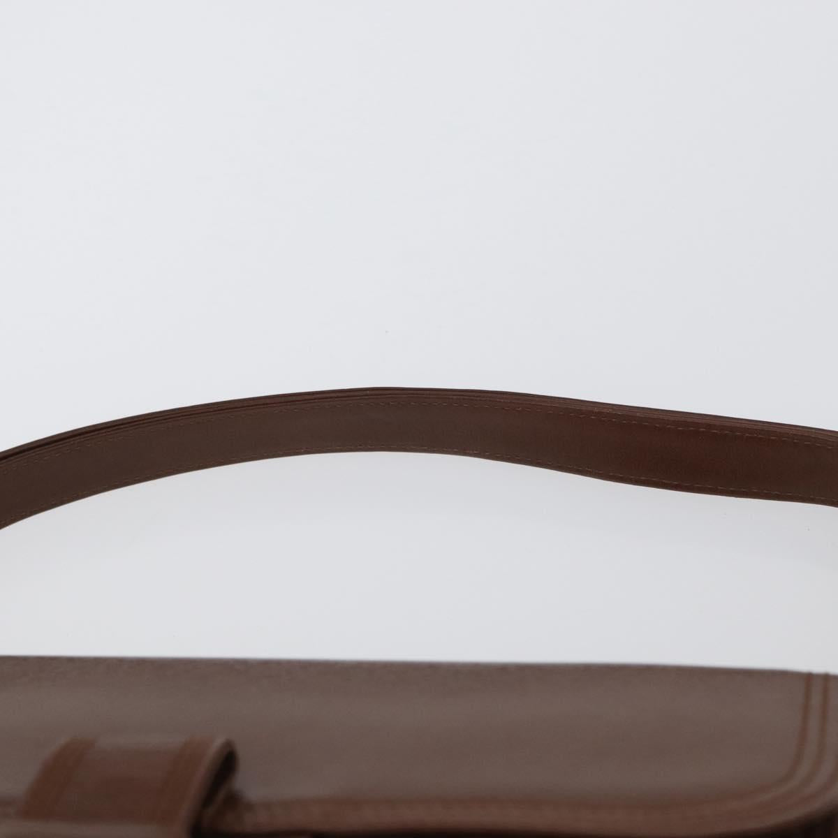 SAINT LAURENT Shoulder Bag Leather Brown Auth 172229