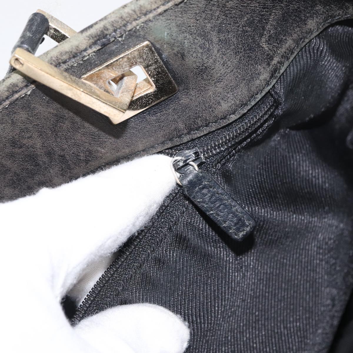 GUCCI GG Canvas Tote Bag Black Gold 002 1097 Auth 172254